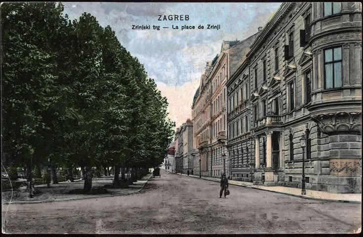 Zrinjevac 1907. godine